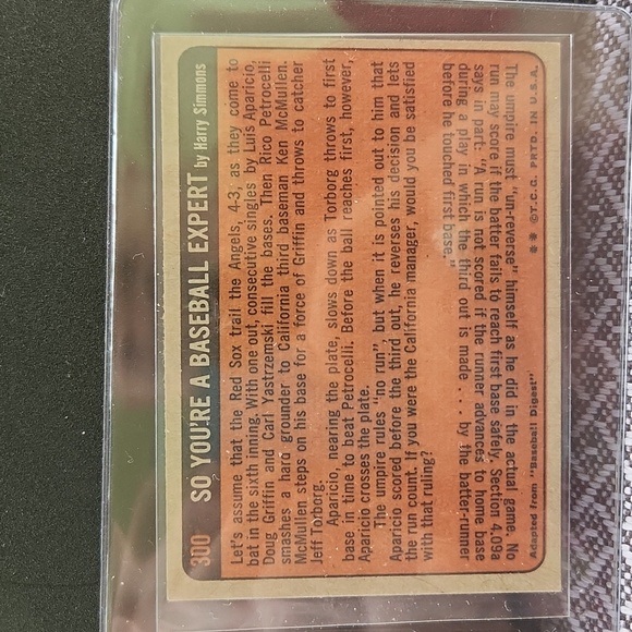 1972 Topps In Action Hank Aaron #300 - Picture 2 of 2